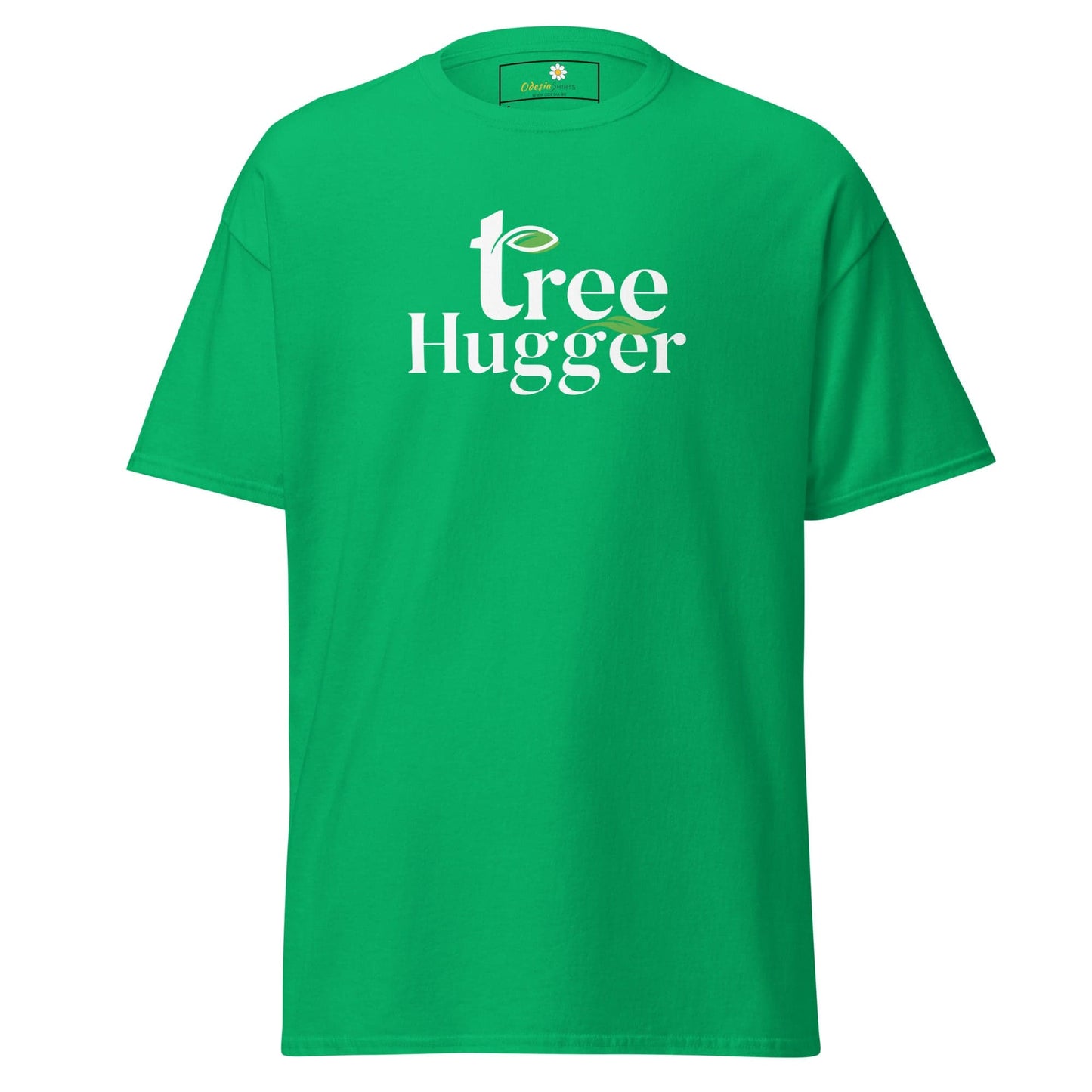 Unisex classic t-shirt - ECOLOGY TREE HUGGER - REGULAR - Irish Green / S