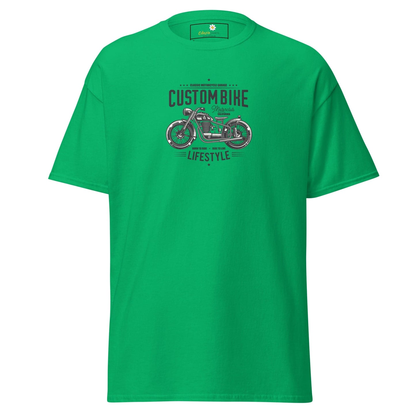 Unisex classic t-shirt - MOTOR MOTORBIKE CYCLE - REGULAR - Irish Green / S