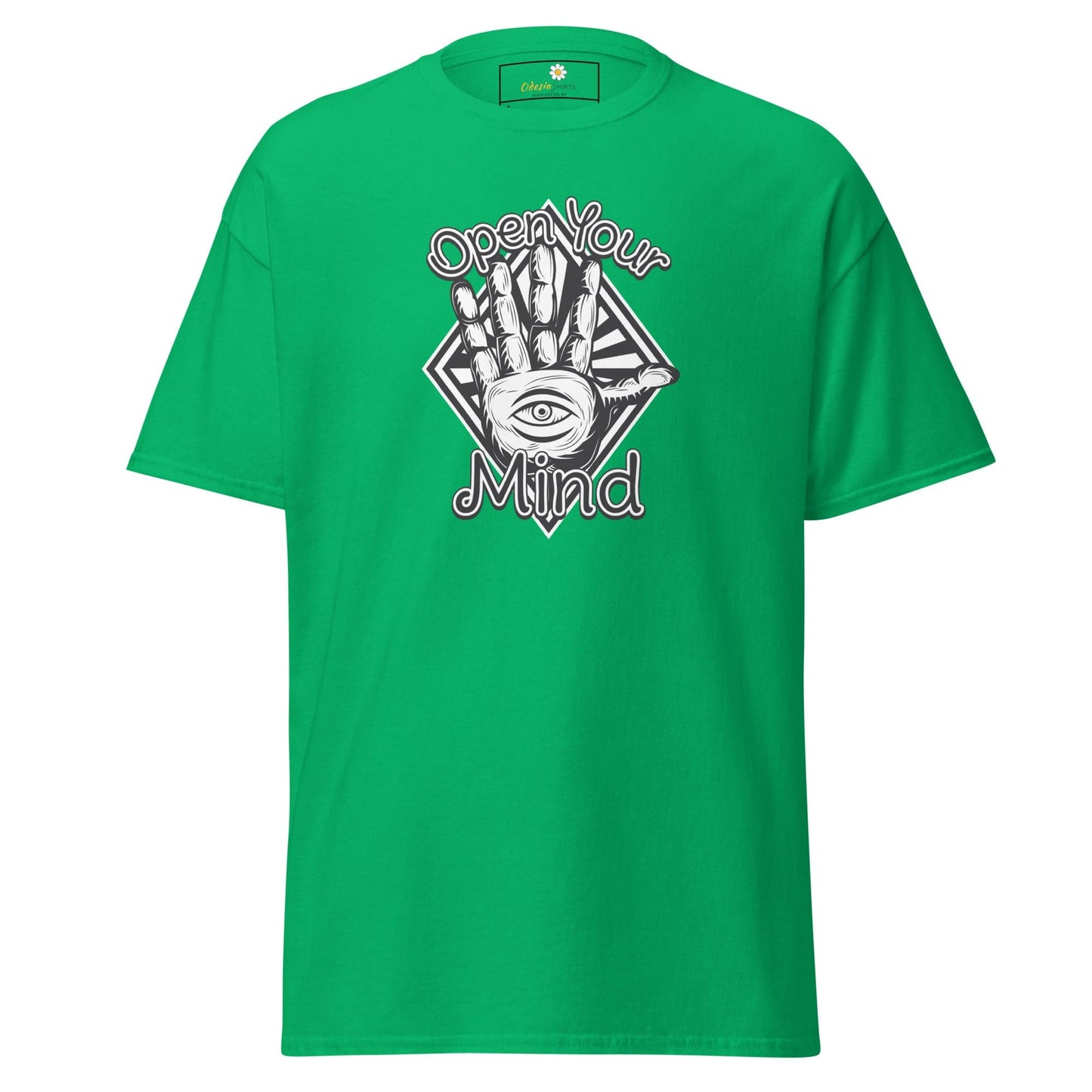 Unisex classic t-shirt - MYSTIC OPEN YOUR MIND - REGULAR - Irish Green / S