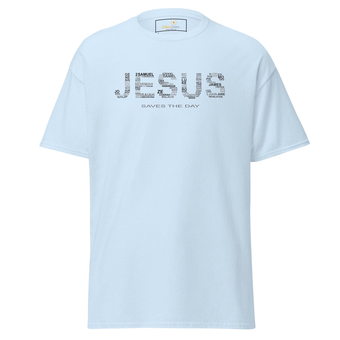Unisex classic t-shirt - SPIRITUAL JESUS SAVES DAY - REGULAR - Light Blue / S