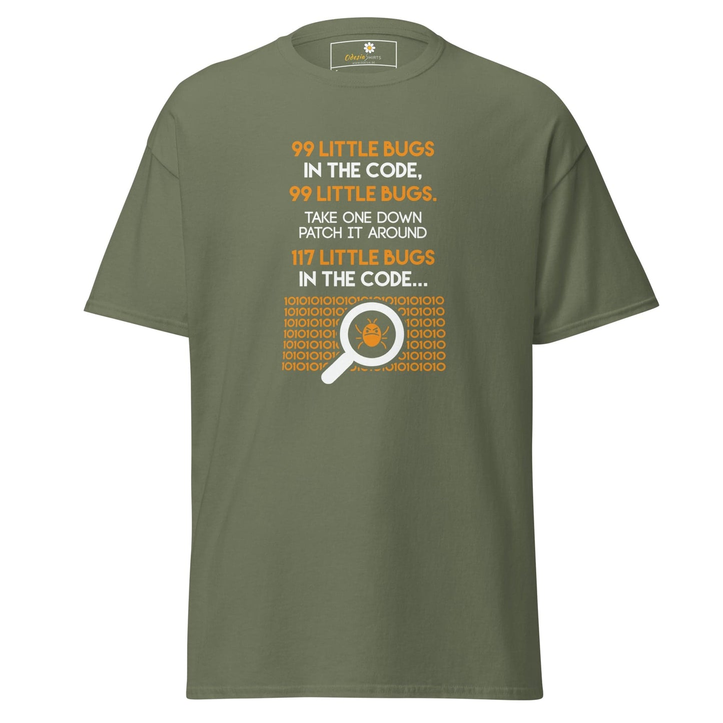 Unisex classic t-shirt - IT 99 LITTLE BUGS - REGULAR - Military Green / S