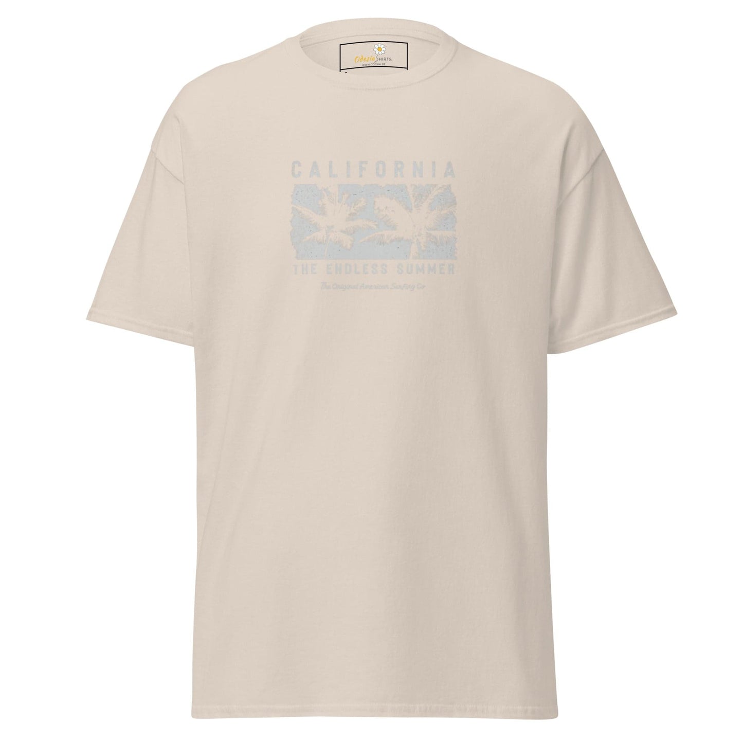Unisex classic t-shirt - SUMMER CALIFORNIA TREES - REGULAR - Natural / S