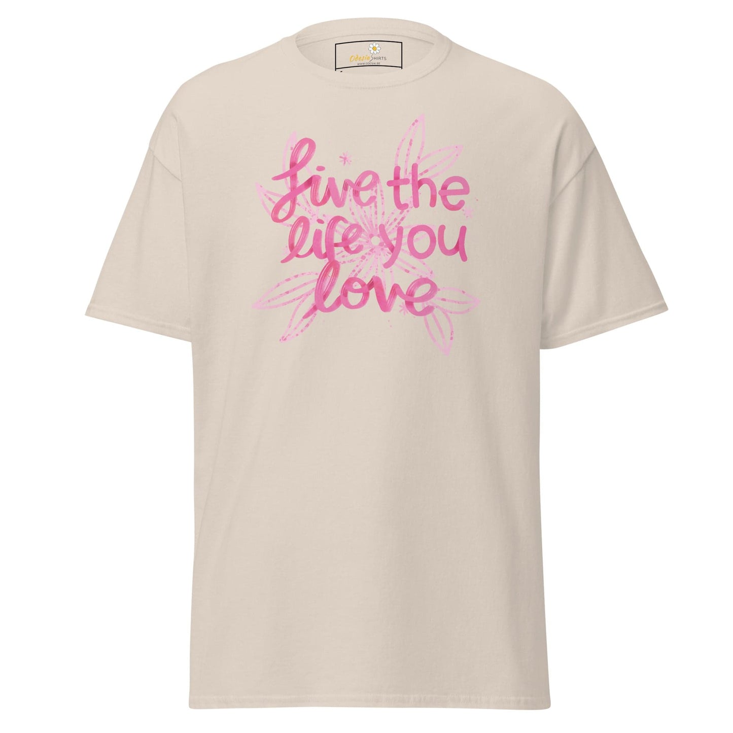 Unisex classic t-shirt - POSITIVE LIFE YOUR LIFE - REGULAR - Natural / S
