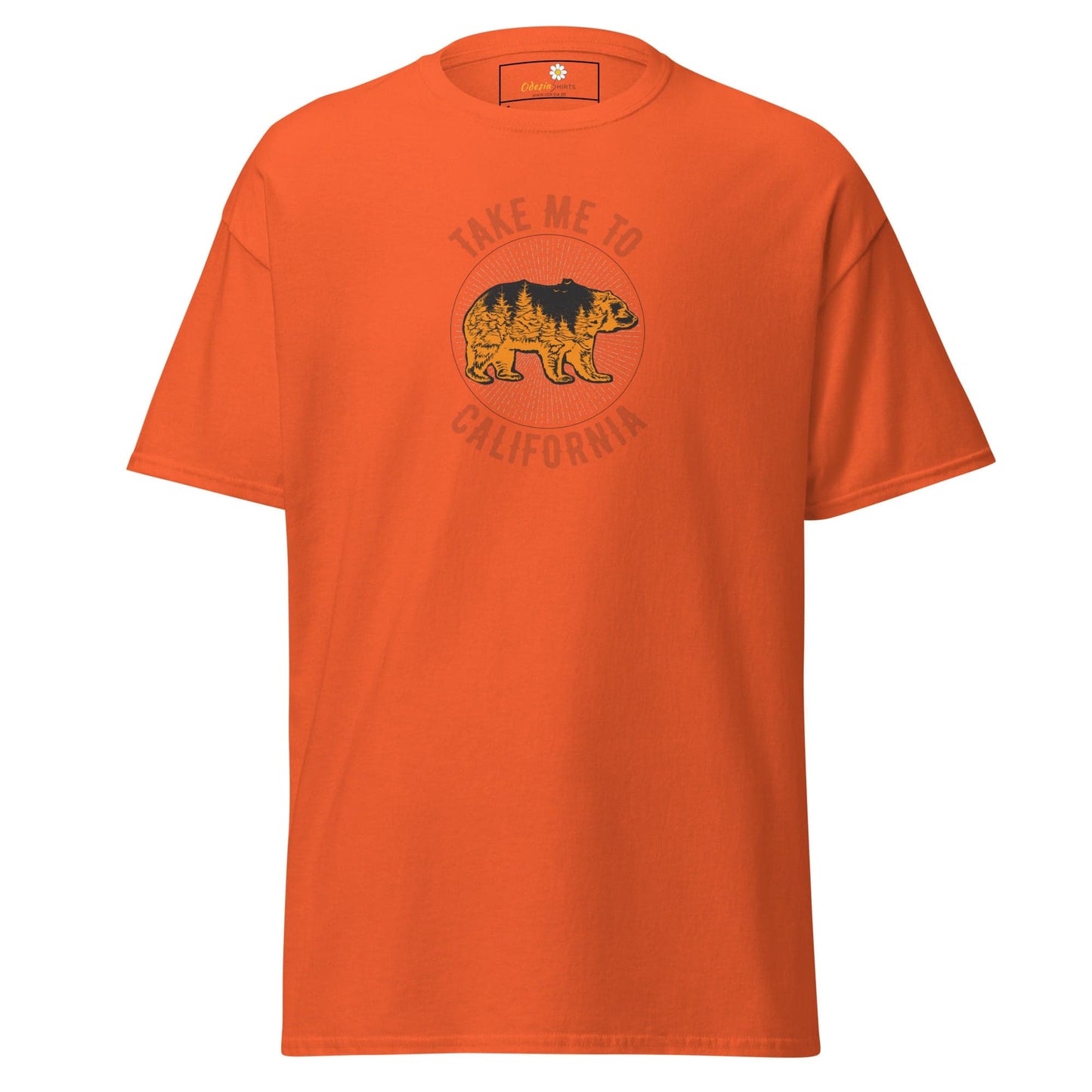 Unisex classic t-shirt - TAKE ME TO CALIFORNIA - REGULAR - Orange / S