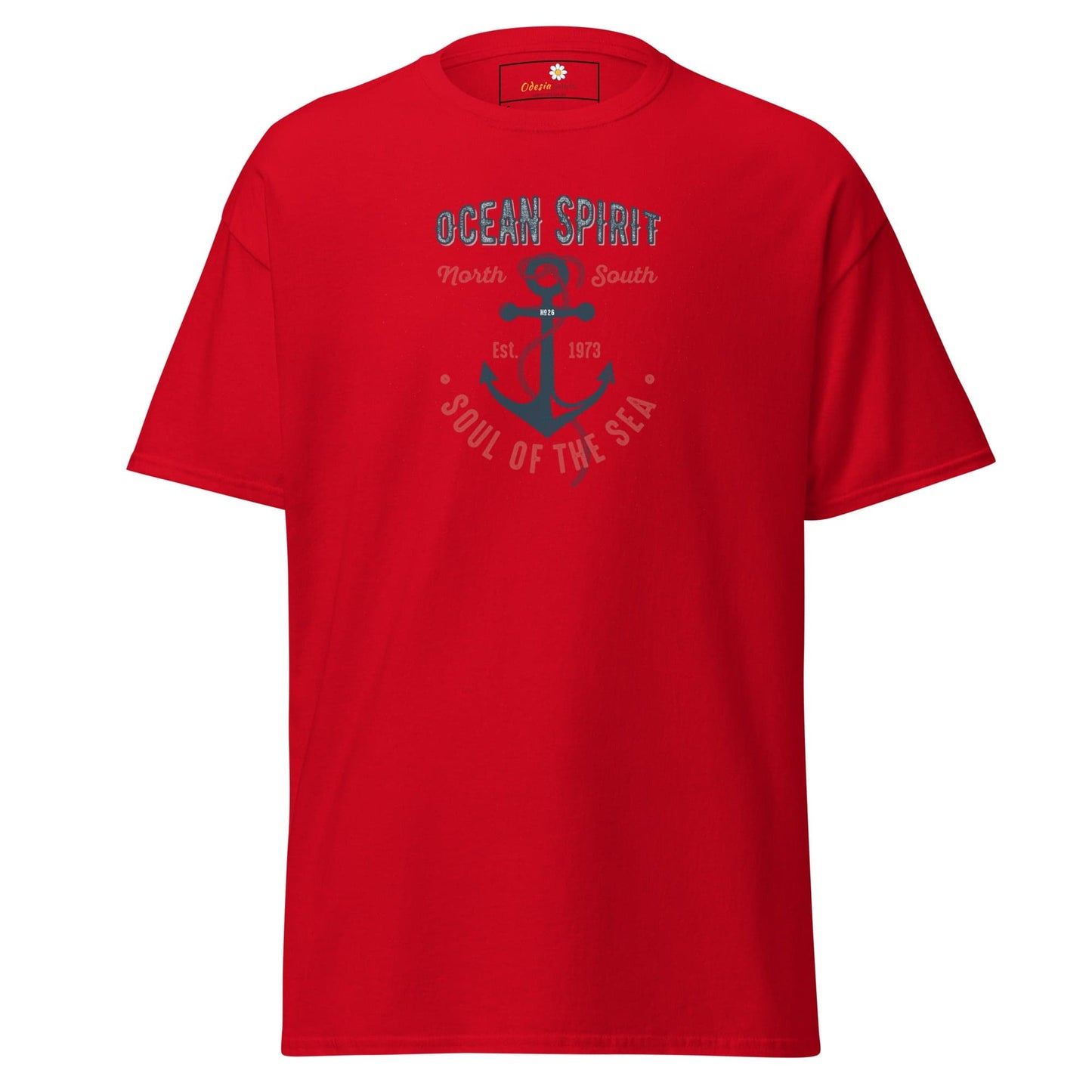 Unisex classic t-shirt - SEALIFE OCEAN SPIRIT SOUL OF SEA - REGULAR - Red / S