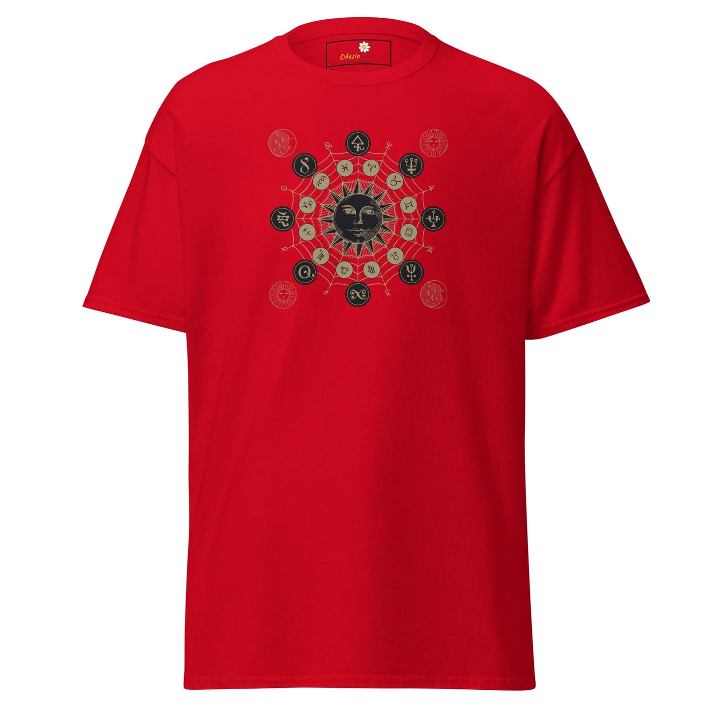 Unisex classic t-shirt - MYSTIC SUN MAGIC - REGULAR - Red / S