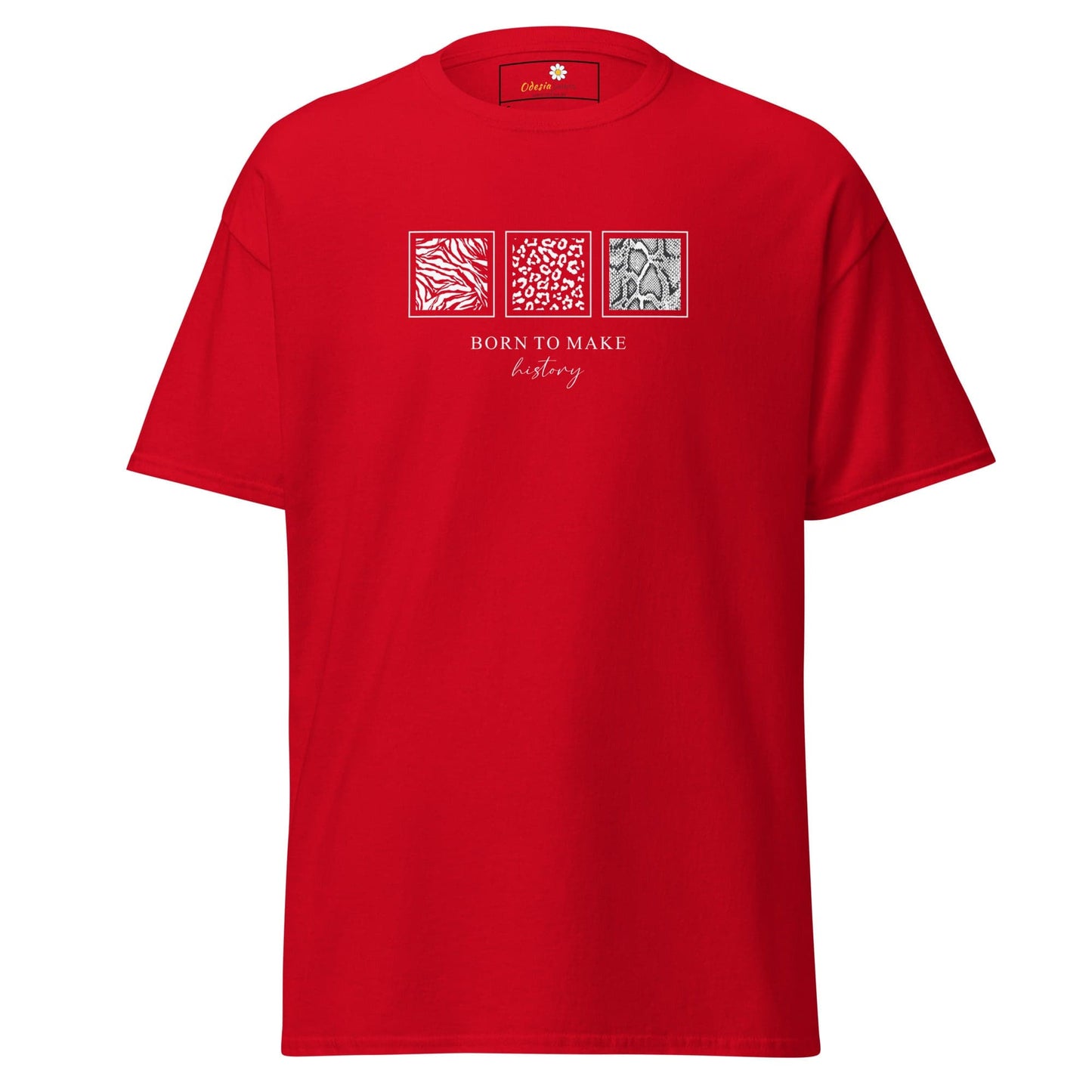 Unisex classic t-shirt - MISC BORN TO MAKE HISTORY - Red / S