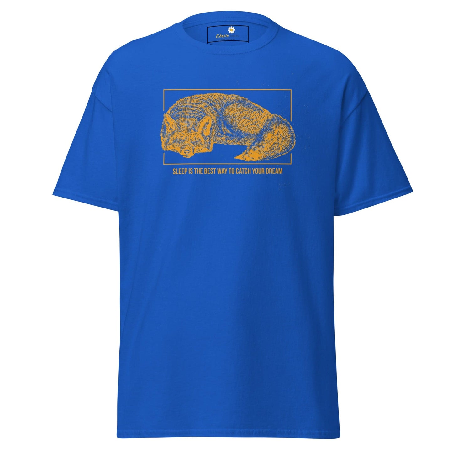 Blue t-shirt with fox graphic from T-SHIRT DESIGN TEE MAN WOMAN S-XL collection