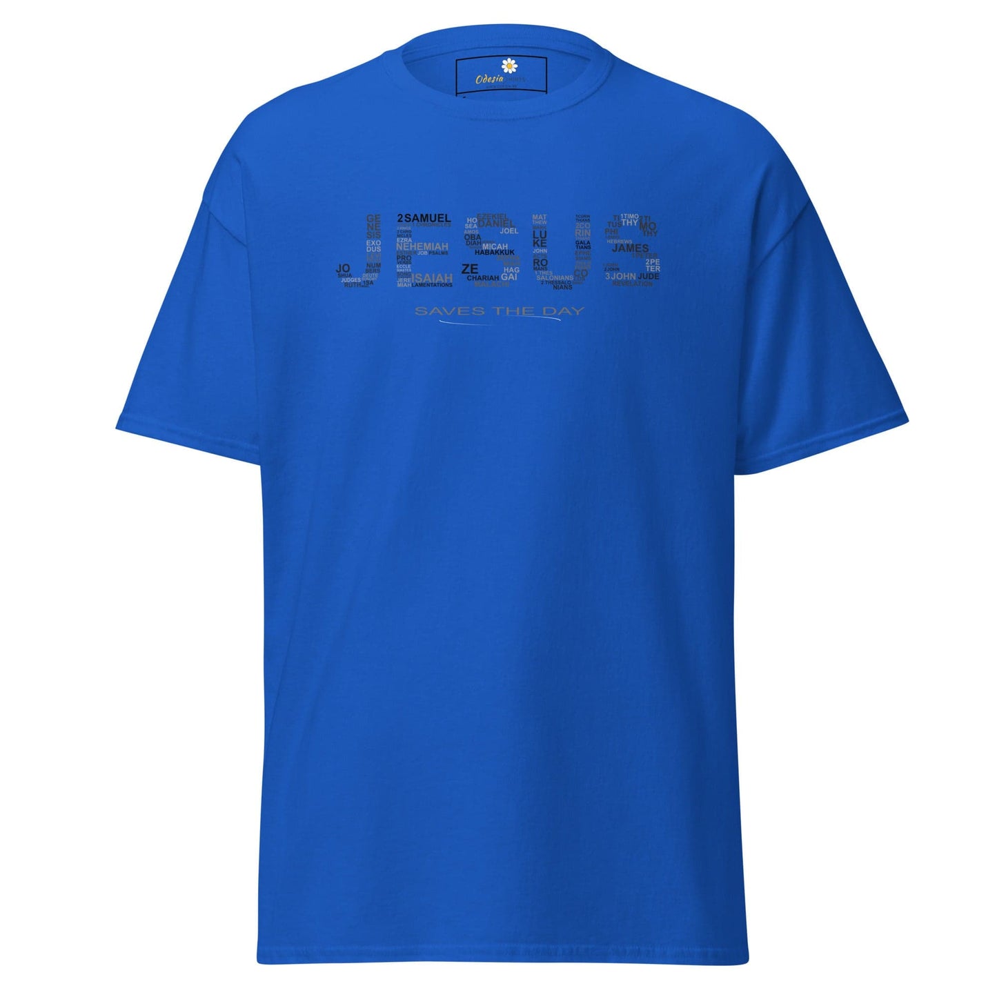 Unisex classic t-shirt - SPIRITUAL JESUS SAVES DAY - REGULAR - Royal / S