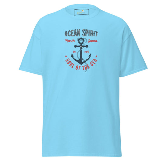 Unisex classic t-shirt - SEALIFE OCEAN SPIRIT SOUL OF SEA - REGULAR - Sky / S