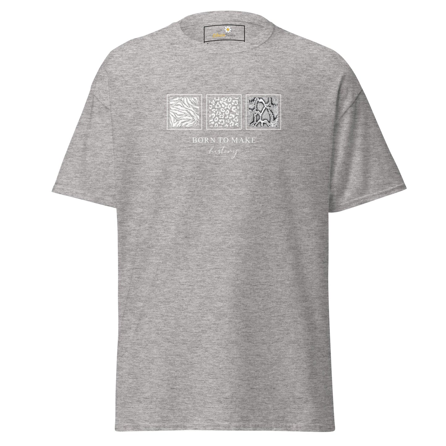 Unisex classic t-shirt - MISC BORN TO MAKE HISTORY - Sport Grey / S