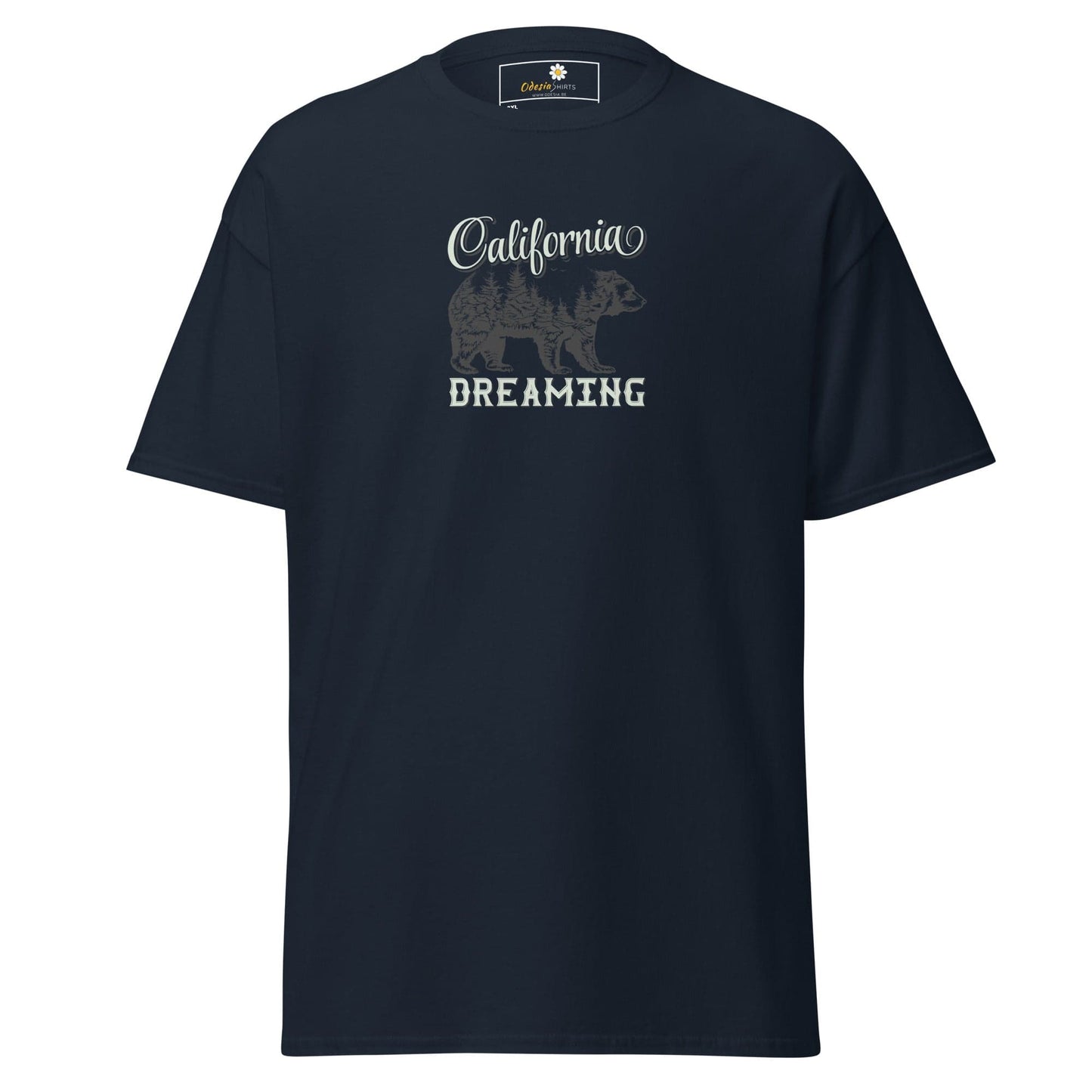 Navy blue T-shirt from T-SHIRT DESIGN TEE for MEN and WOMEN in size 2XL to 5XL